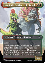 Itzquinth, Firstborn of Gishath (Borderless), LCI, 331, NM, Foil