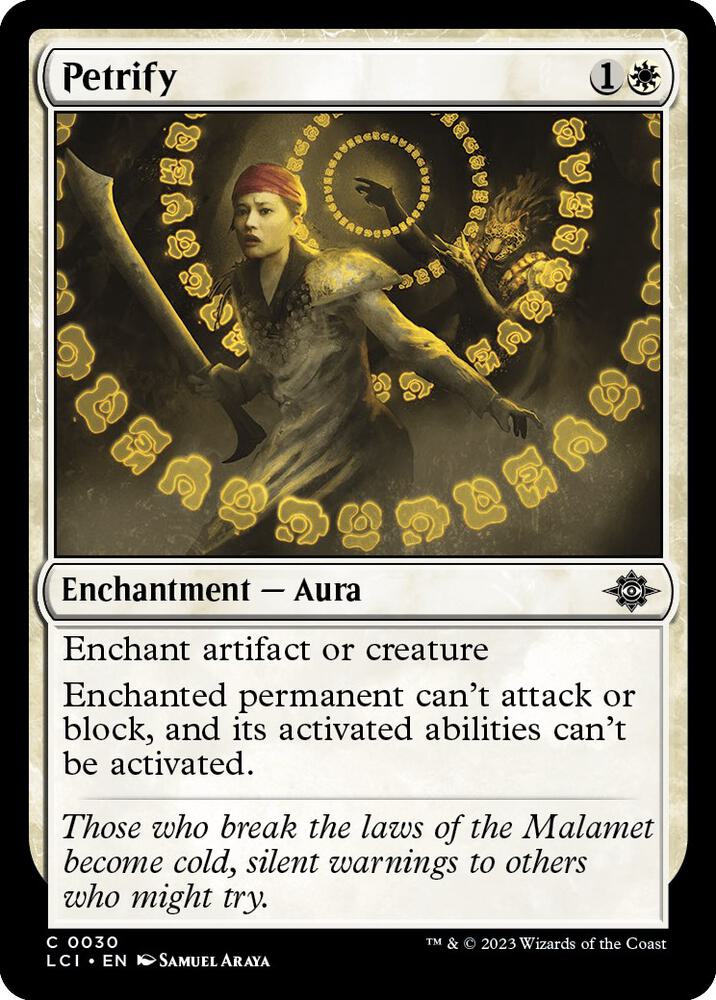 Petrify, LCI, 30, NM, Foil