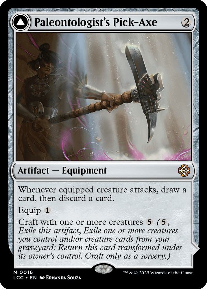 Paleontologist's Pick-Axe, LCC, 16, NM, Foil