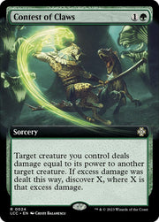 Contest of Claws (Extended Art), LCC, 24, NM