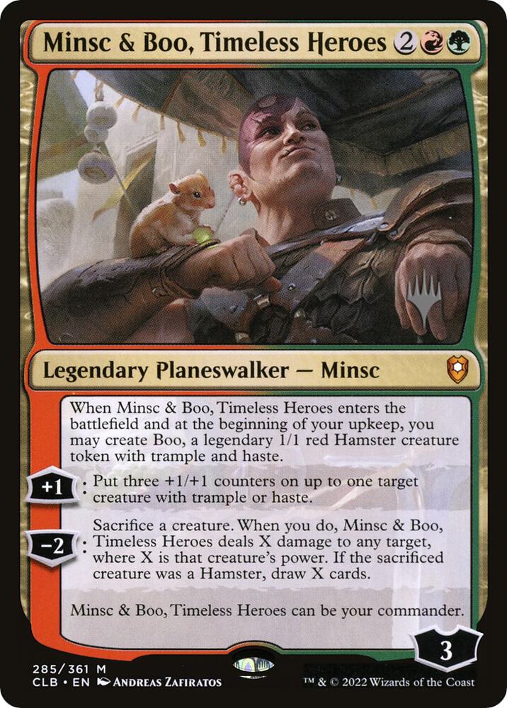 Minsc & Boo, Timeless Heroes,, 285, Near Mint, Normal