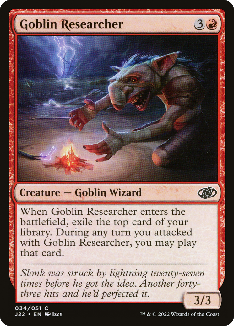 Goblin Researcher (J22) 34 - WZRD TCG