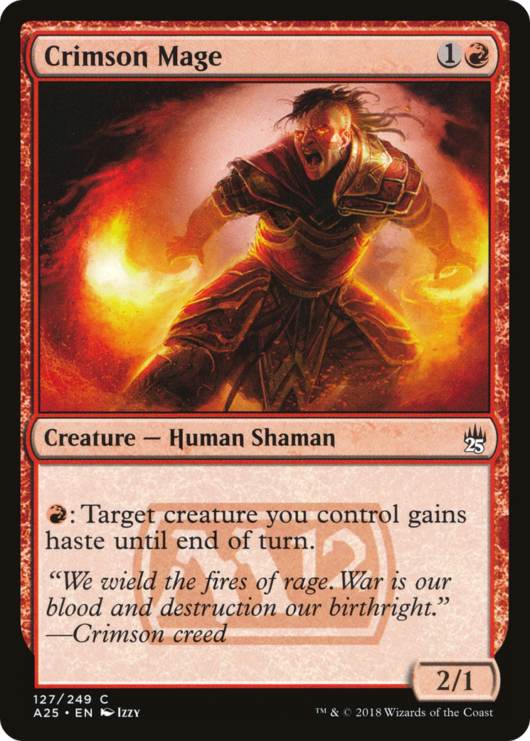 Crimson Mage (A25) 127 - WZRD TCG