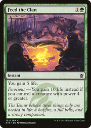 Feed the Clan (KTK) 132 - WZRD TCG