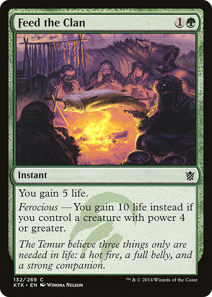 Feed the Clan (KTK) 132 - WZRD TCG