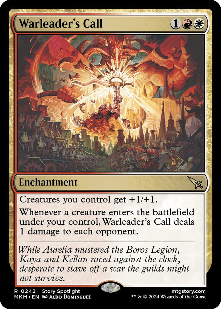 Warleader's Call,, 242, Near Mint, Foil