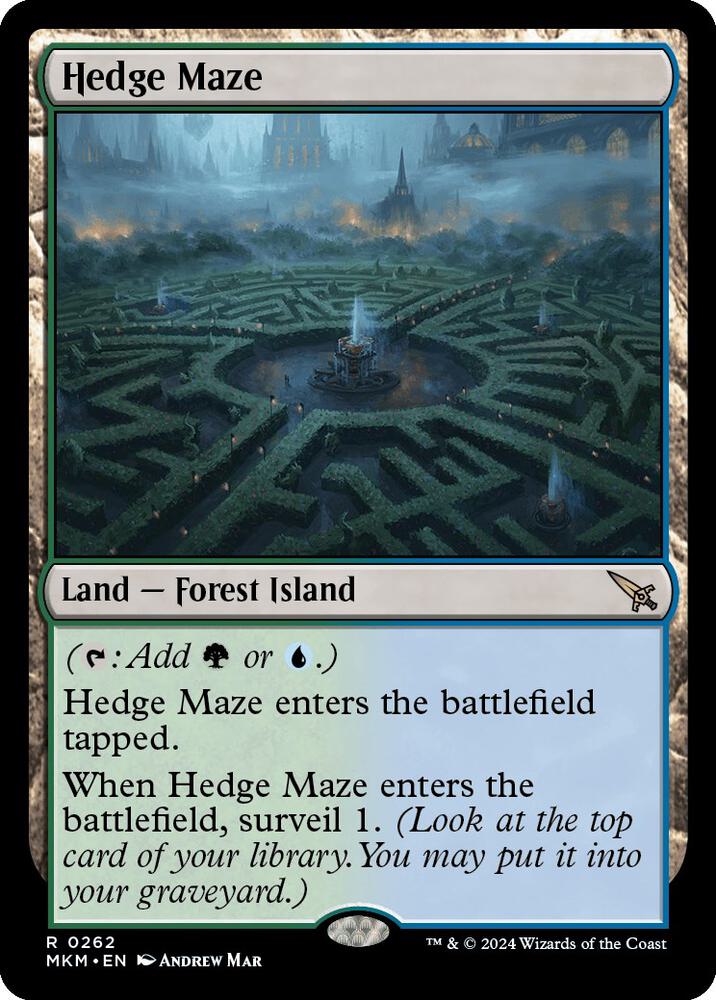 Hedge Maze,, 262, Near Mint, Normal