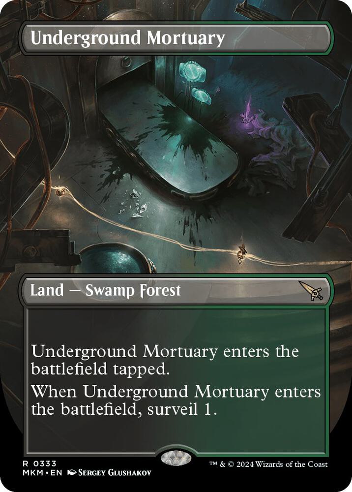 Underground Mortuary (Borderless),, 333, Near Mint, Normal