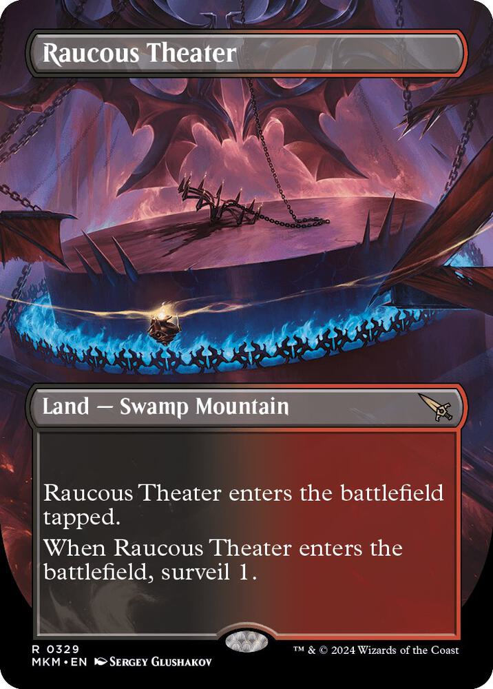 Raucous Theater (Borderless),, 329, Near Mint, Normal