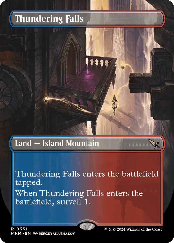 Thundering Falls (Borderless),, 331, Near Mint, Normal