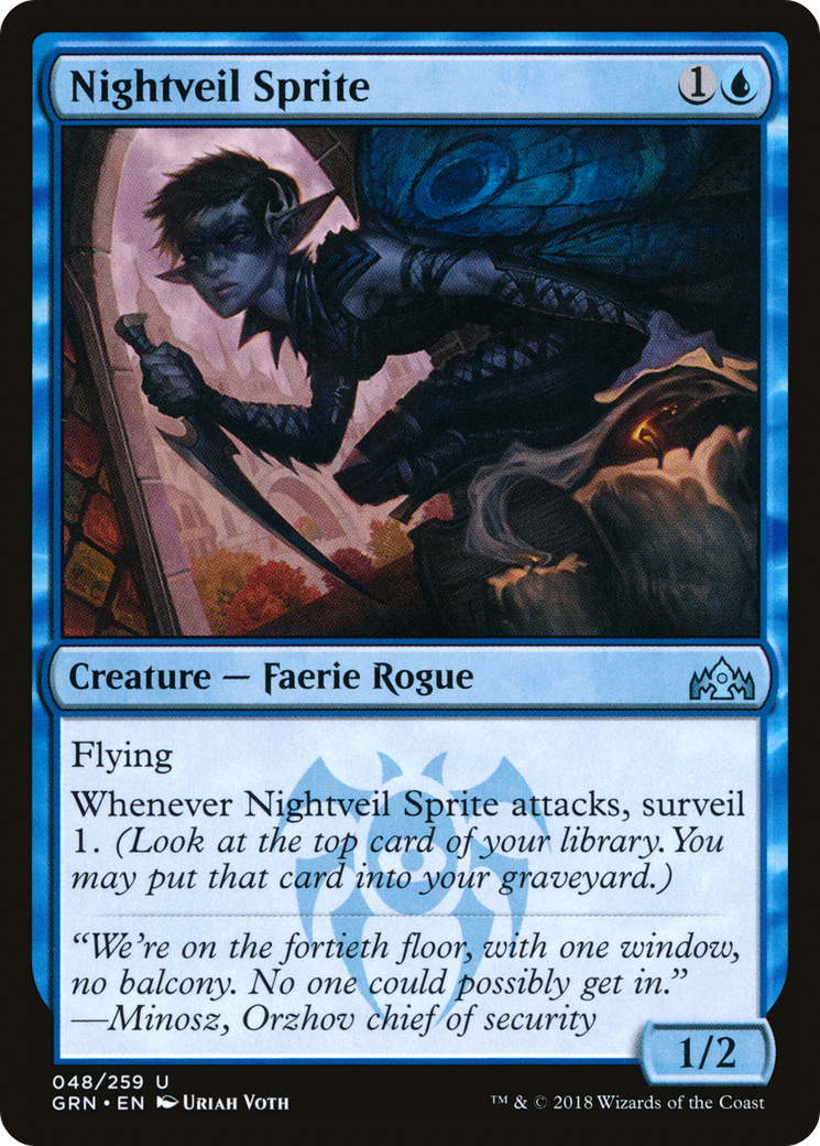 Nightveil Sprite (GRN) 48 - WZRD TCG