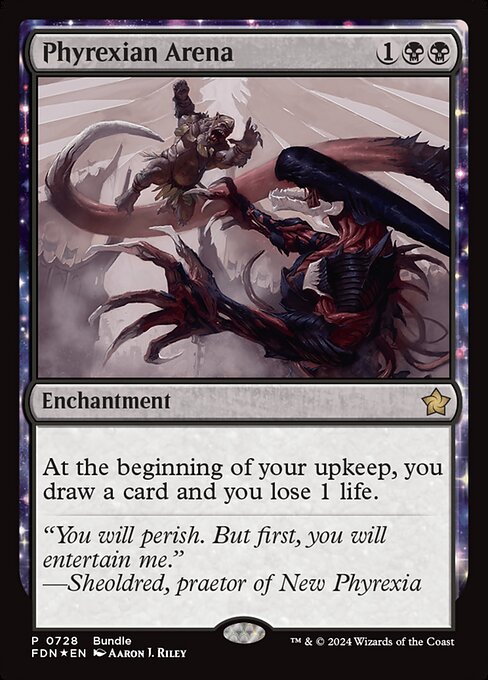 Phyrexian Arena front