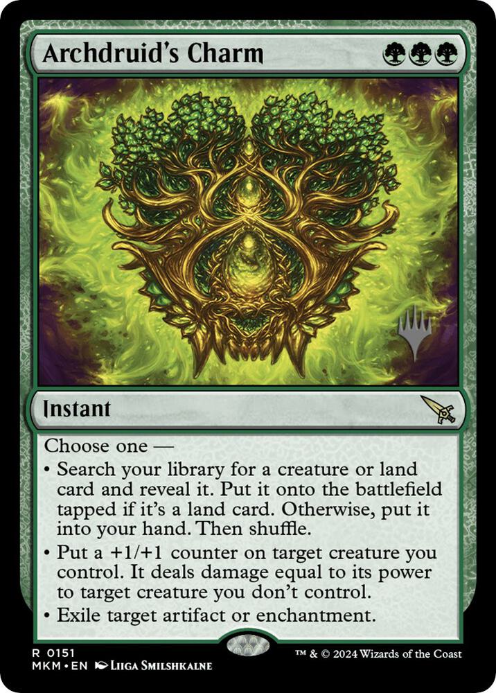 Archdruid's Charm,, 151, Near Mint, Foil