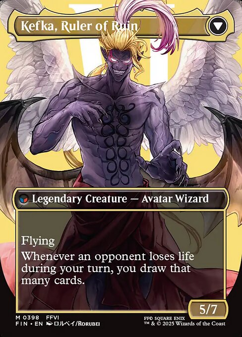 Kefka, Court Mage // Kefka, Ruler of Ruin (Back)