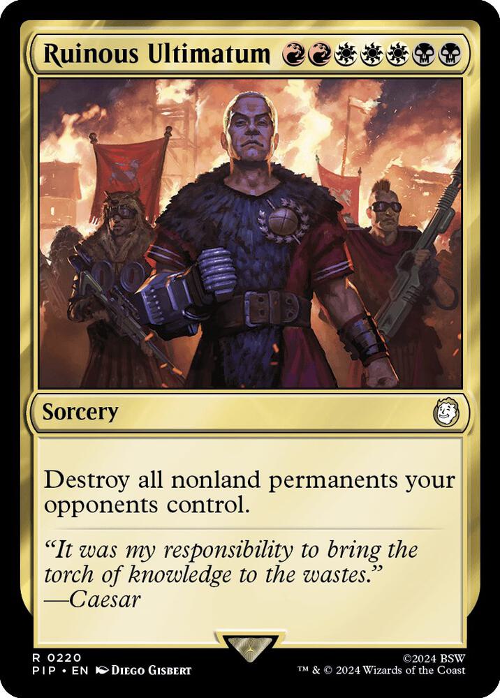 Ruinous Ultimatum, PIP, 220, NM