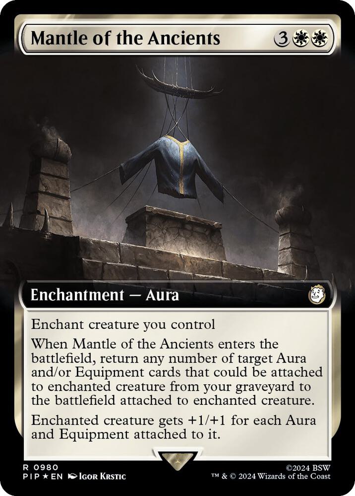 Mantle of the Ancients (Extended Art) (Surge Foil),, 980, Near Mint, Foil