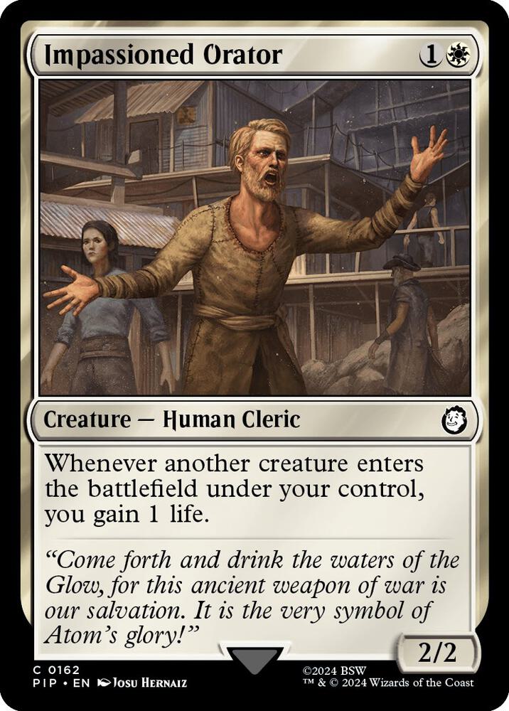 Impassioned Orator, PIP, 162, NM