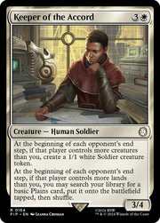 Keeper of the Accord, PIP, 164, NM