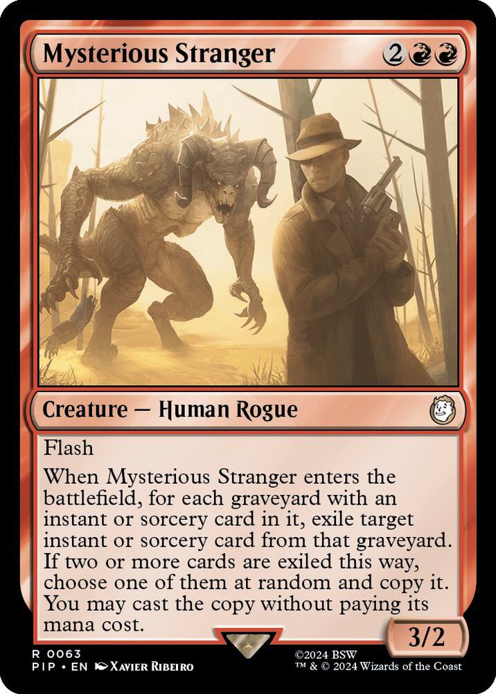 Mysterious Stranger, PIP, 63, NM