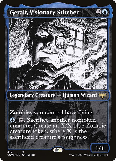 Geralf, Visionary Stitcher front