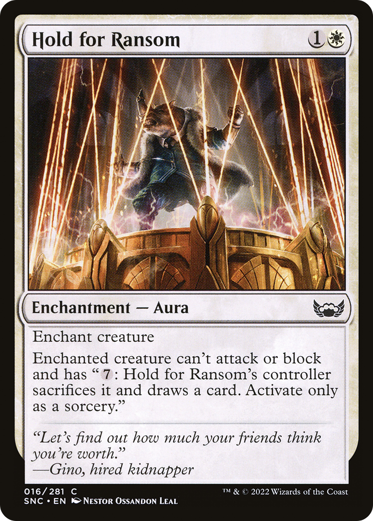 Hold for Ransom (SNC) 16 - WZRD TCG