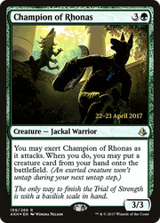 Champion of Rhonas (PAKH) 159s - WZRD TCG