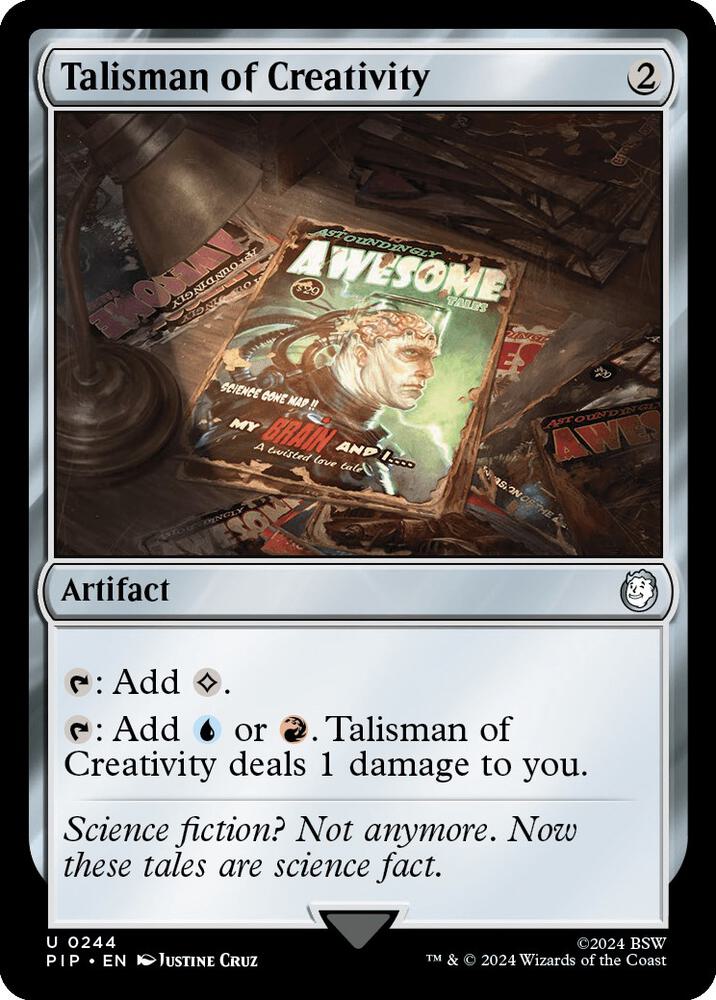 Talisman of Creativity, PIP, 244, NM