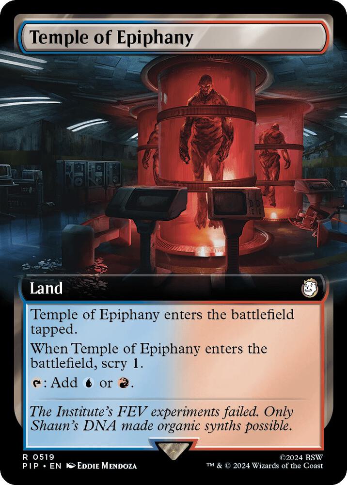 Temple of Epiphany (Extended Art), PIP, 519, NM, Foil