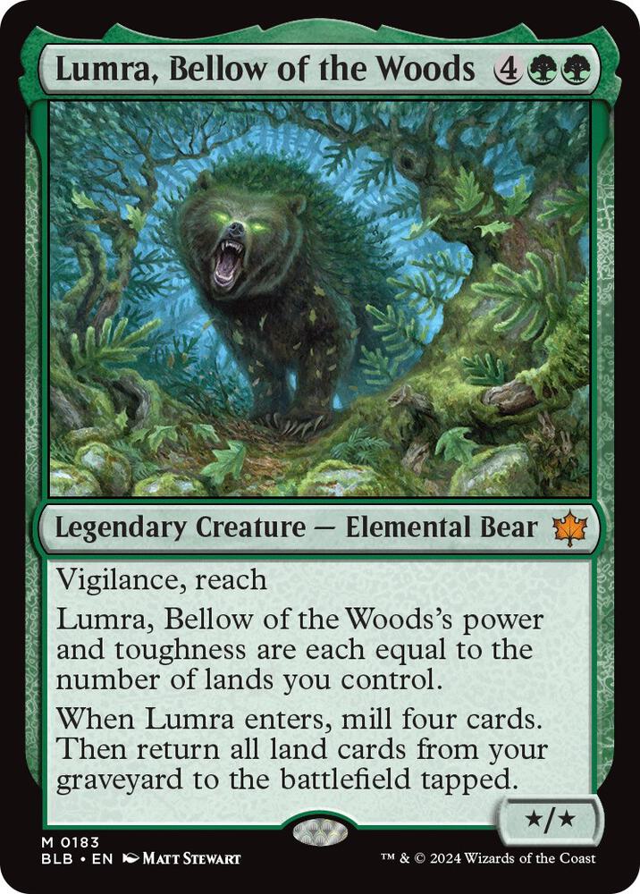 Lumra, Bellow of the Woods,, 183, Near Mint, Normal