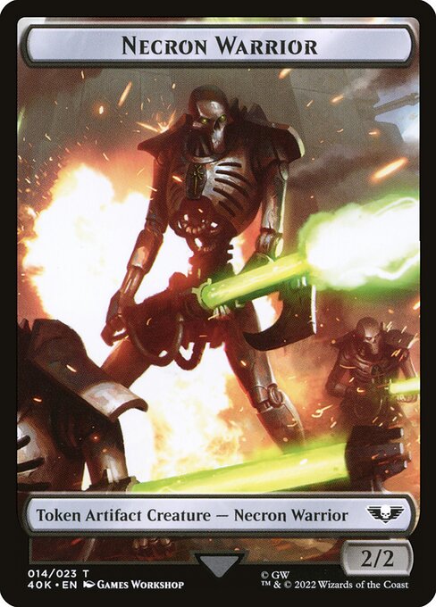 Necron Warrior front