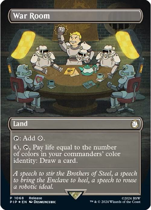 War Room (Borderless),, 1068, Near Mint, Foil