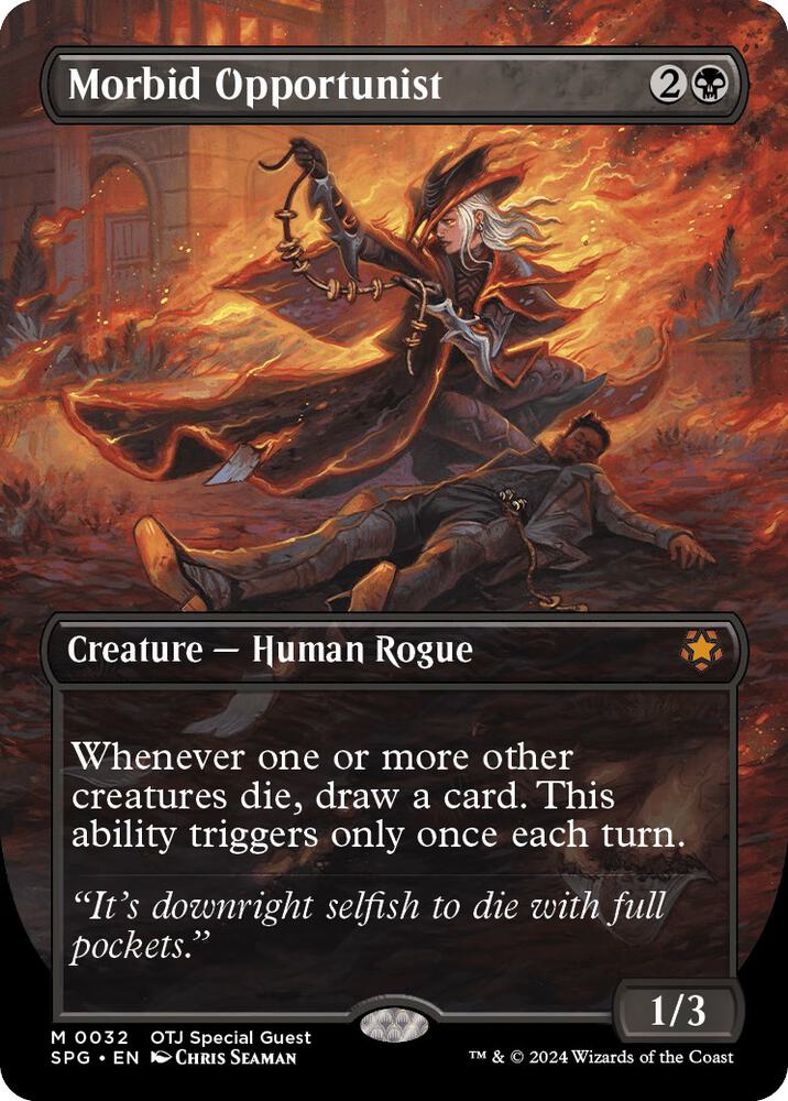 Morbid Opportunist (Borderless),, 32, Near Mint, Normal