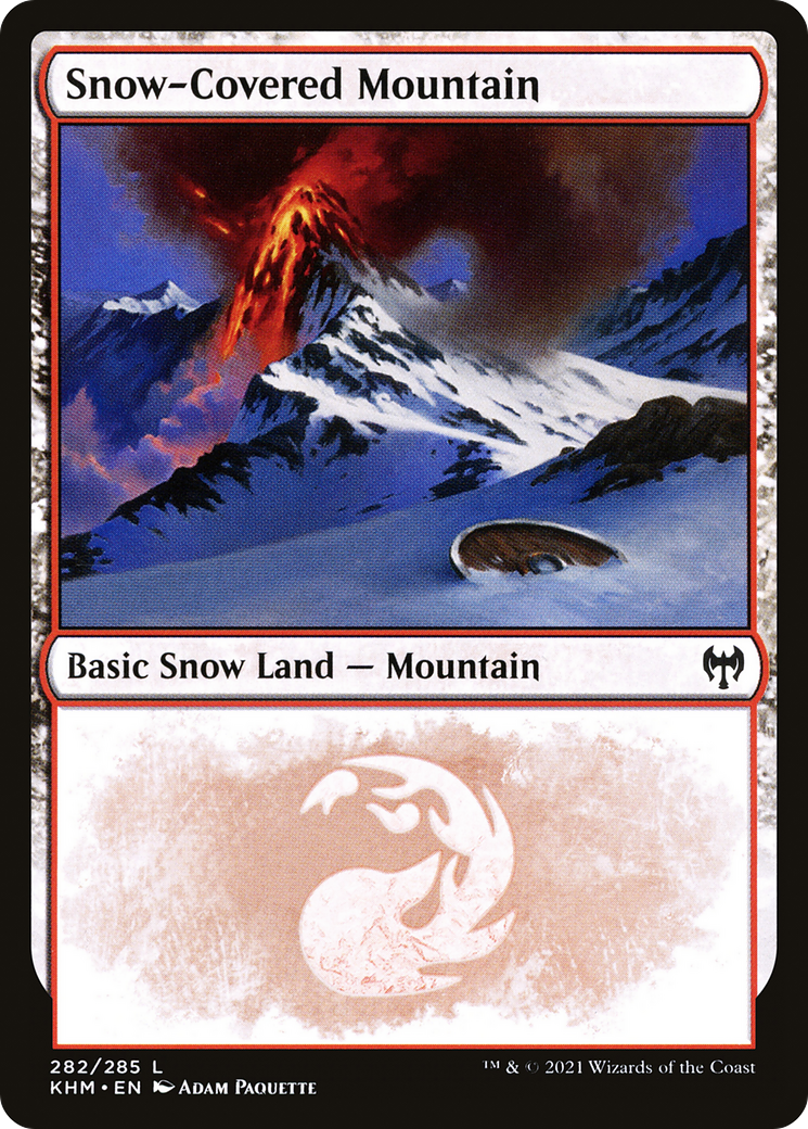 Snow-Covered Mountain (KHM) 282 - WZRD TCG