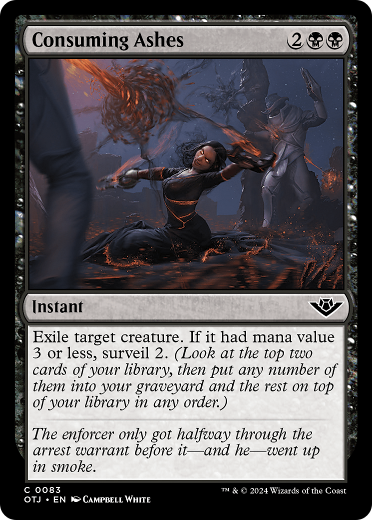Consuming Ashes (OTJ) 83 - WZRD TCG