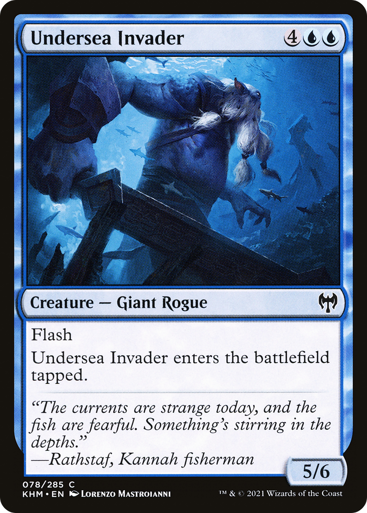 Undersea Invader (KHM) 78 - WZRD TCG