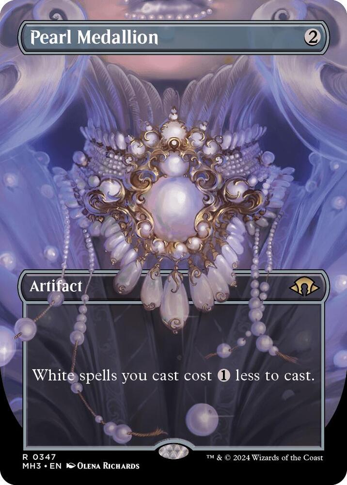 Pearl Medallion (Borderless),, 347, Near Mint, Normal
