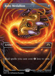 Ruby Medallion (Borderless),, 348, Near Mint, Normal
