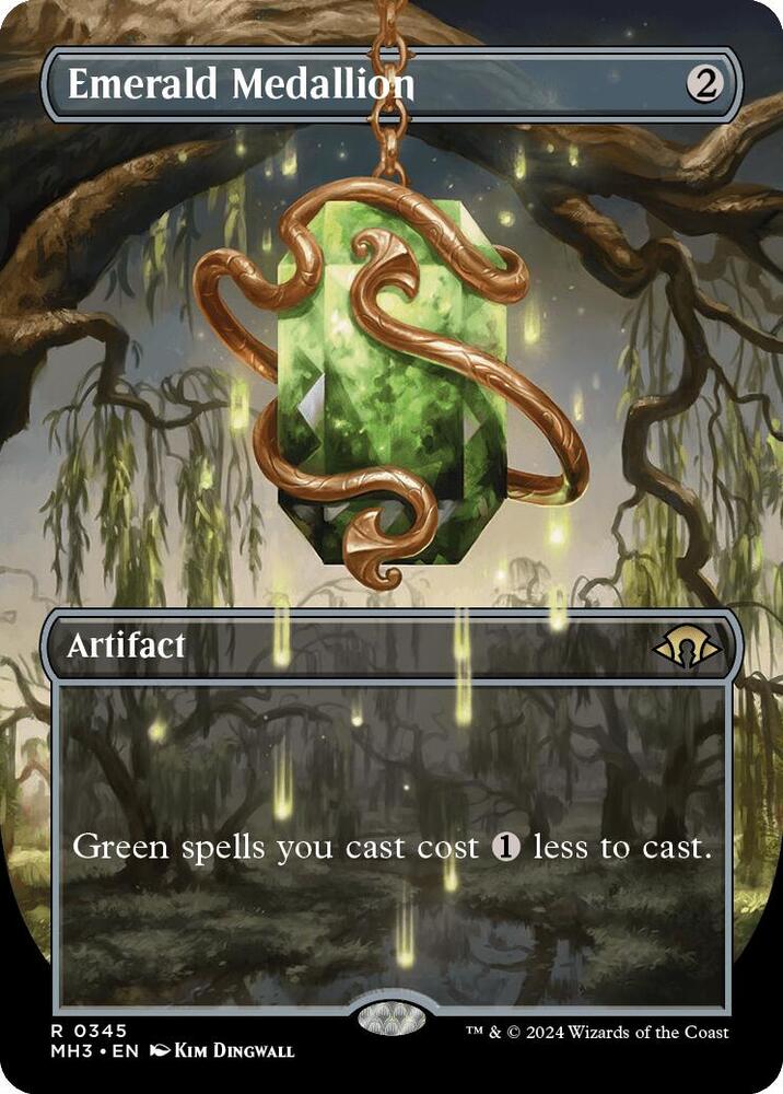 Emerald Medallion (Borderless),, 345, Near Mint, Normal