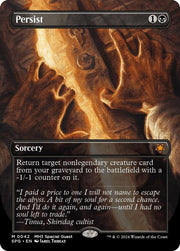 Persist (Borderless),, 42, Near Mint, Foil
