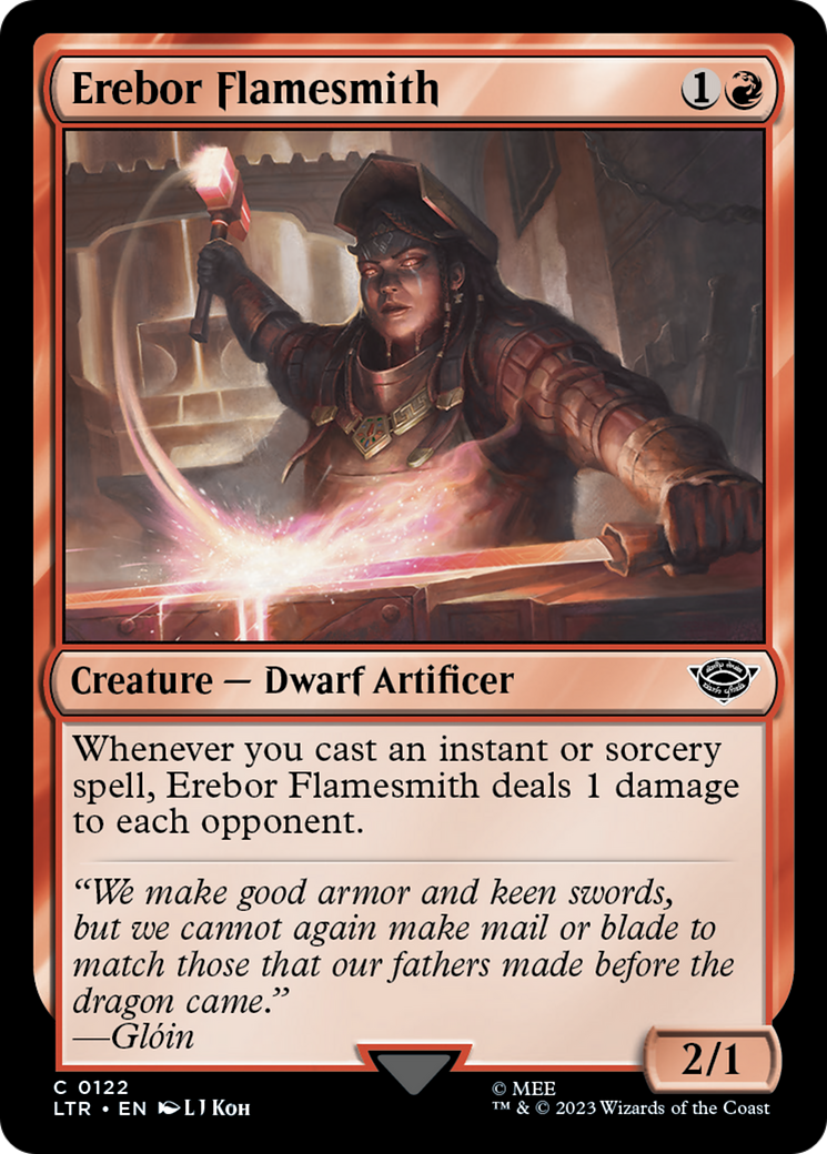 Erebor Flamesmith (LTR) 122 - WZRD TCG