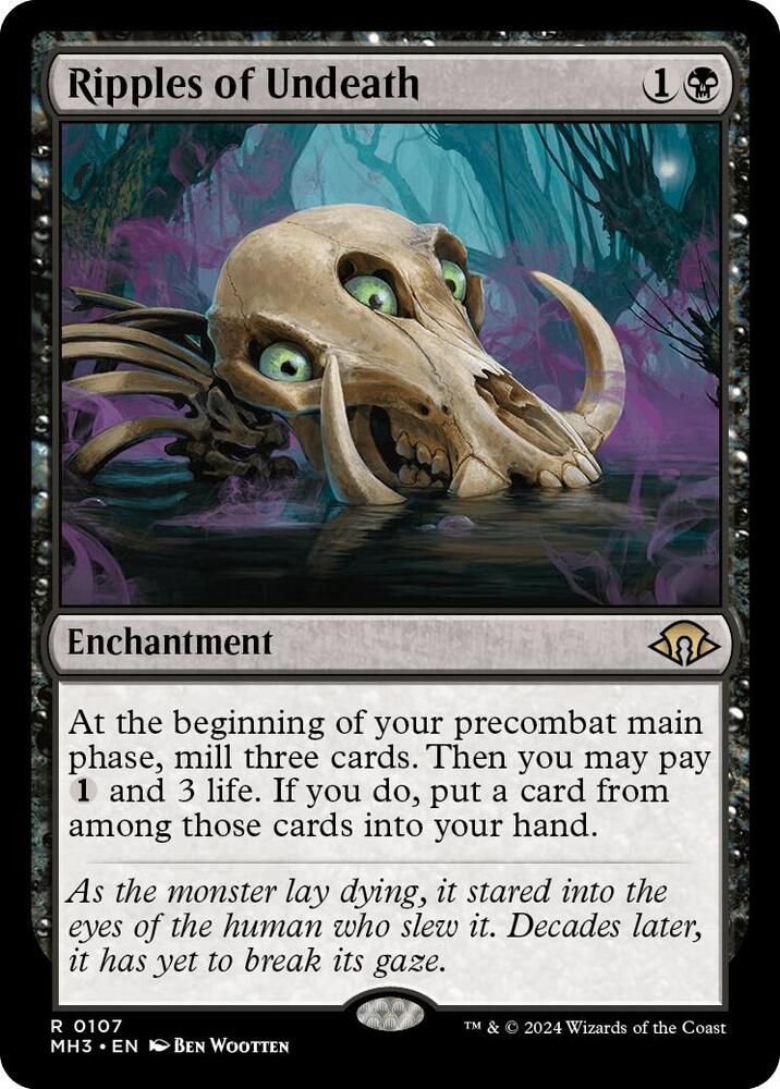 Ripples of Undeath,, 107, Near Mint, Normal