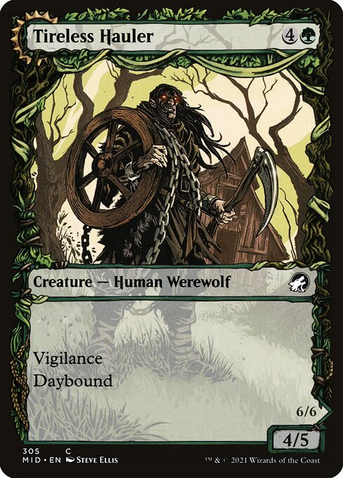 Tireless Hauler // Dire-Strain Brawler (Innistrad: Midnight Hunt 305) - WZRD TCG