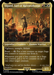 Sigurd, Jarl of Ravensthorpe (Foil Etched), ACR, 249, NM, Foil