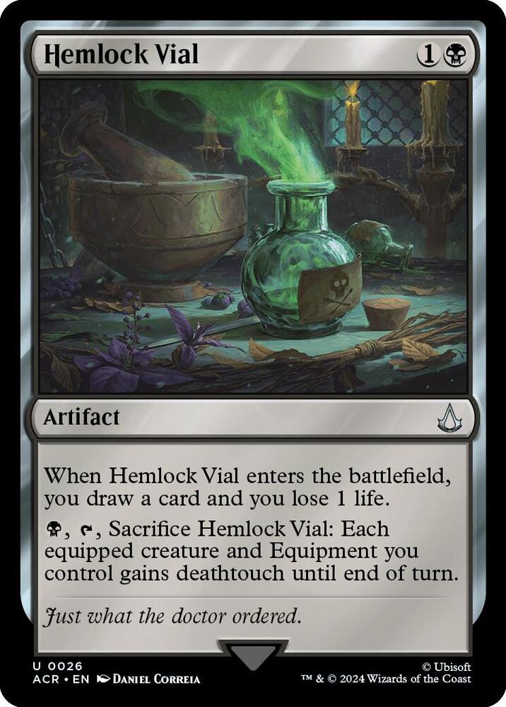 Hemlock Vial, ACR, 26, NM