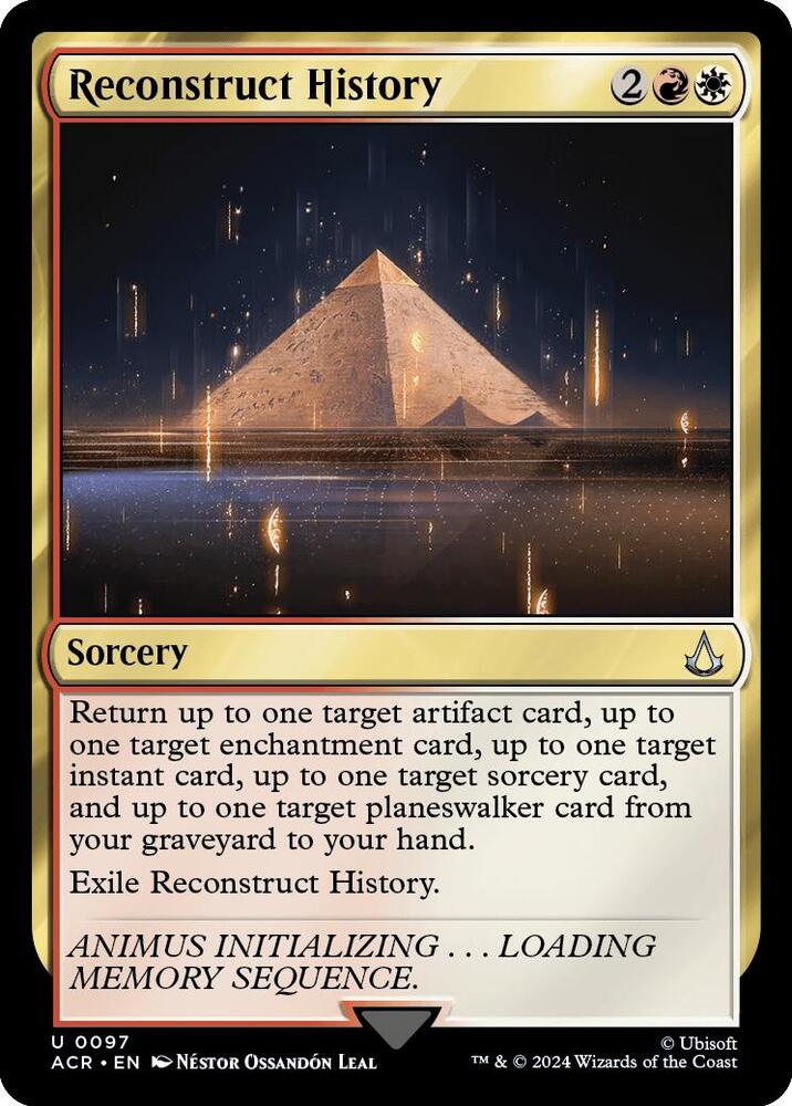 Reconstruct History, ACR, 97, NM