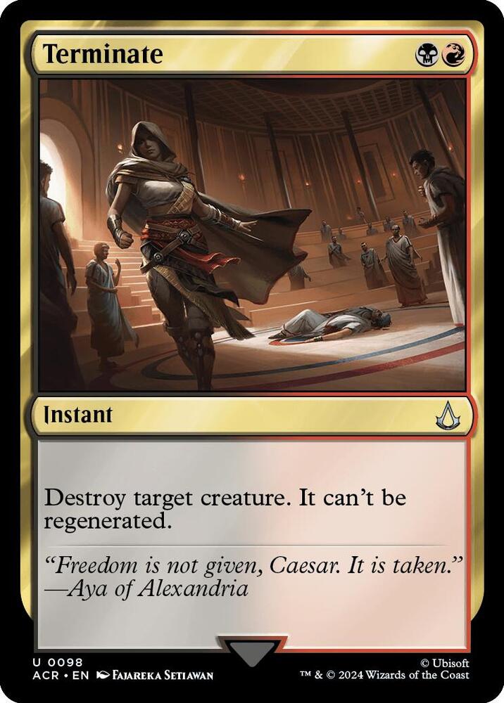 Terminate, ACR, 98, NM, Foil