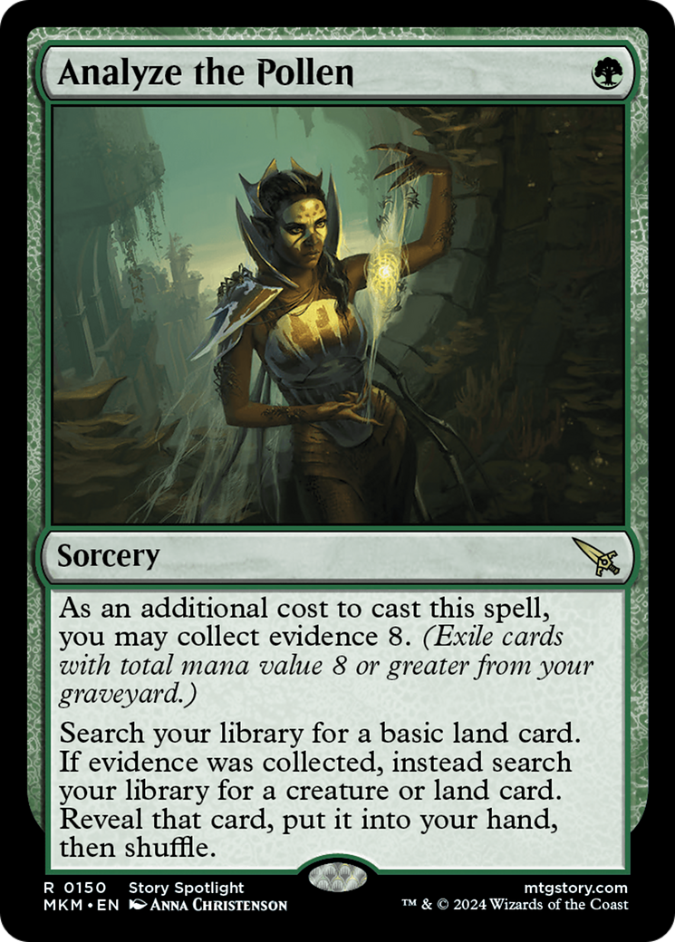 Analyze the Pollen (MKM) 150 - WZRD TCG