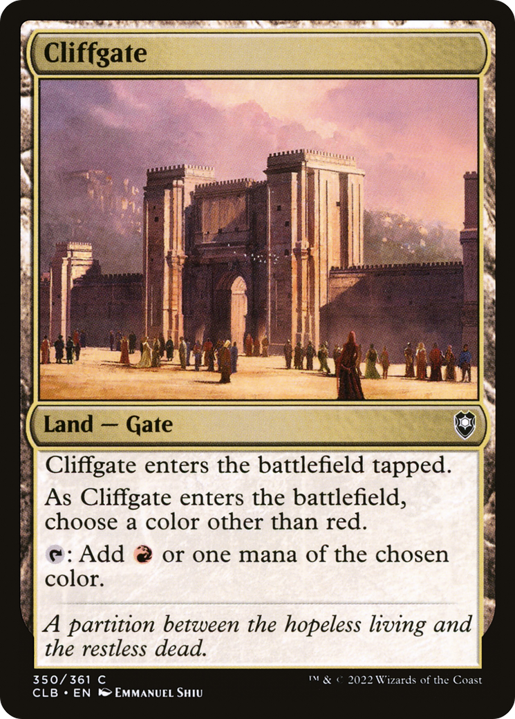 Cliffgate (CLB) 350