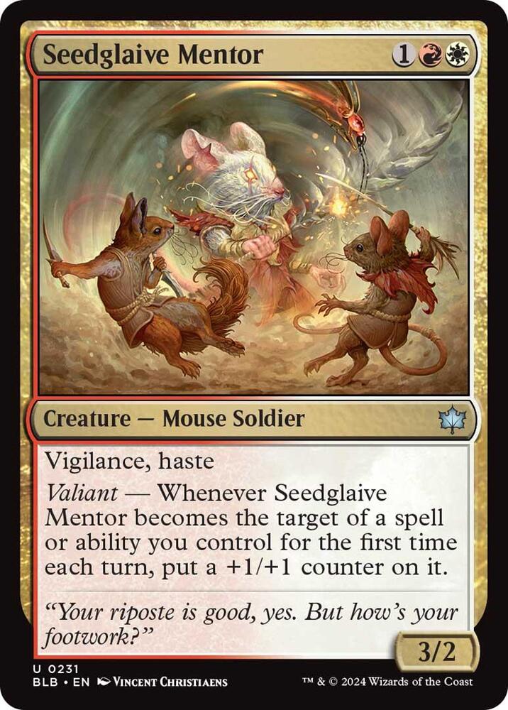 Seedglaive Mentor, BLB, 231, NM
