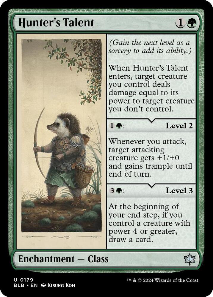 Hunter's Talent, BLB, 179, NM